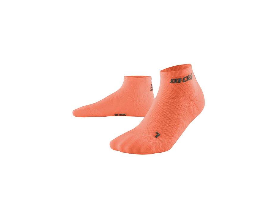 Běžecké ponožky CEP Ultralight Low cut socks V3 women coral