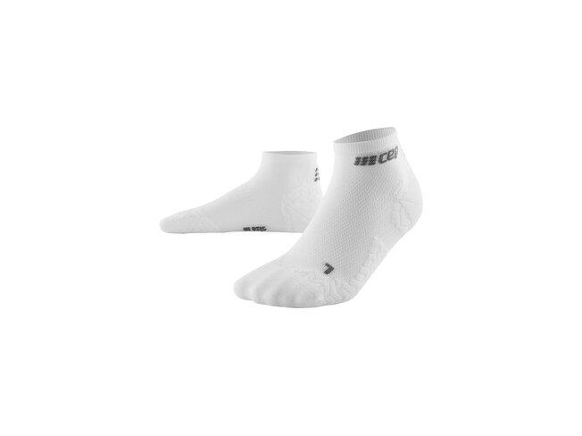 Běžecké ponožky CEP Ultralight Low cut socks V3 men white